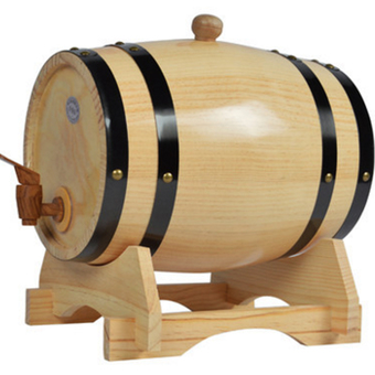 Hot item Wine Oak Barrels 5L ถังไม้โอ๊คใส่ไวน์ เบียร์ ขนาด 5 ลิตร (สีไม้)