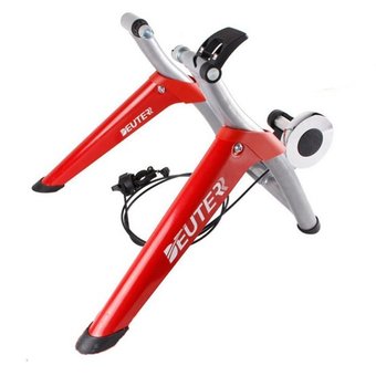 BIKE TRAINER เทรนเนอร์จักรยานรุ่นมีรีโมทปรับความหนืด รุ่น MT-06 (สีแดง)