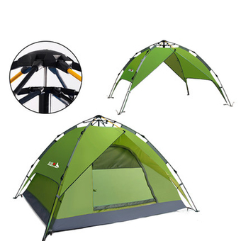 Family Camping Tents Dome Tent (Green)