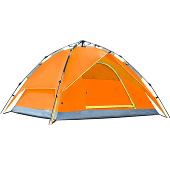 3-4 People Double Layers Waterproof Breathable Automatic Tent with Bag