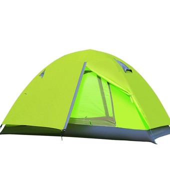 Double Layer Outdoor Camping Tent(green)