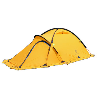 GEERTOP 2-persons 4-seasons Camping Alpine Tent For Backpacking Hiking Climbing Light weight - With Living Room - Yellow.
