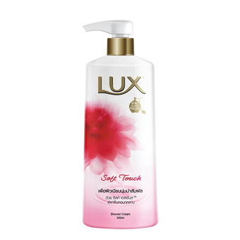 Lux ลักส์ ครีมอาบน้ำ สีชมพู 500 มล.