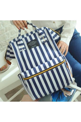 BEST Japan Women Bag Backpack กระเป๋าเป้สะพายหลัง - White/Blue