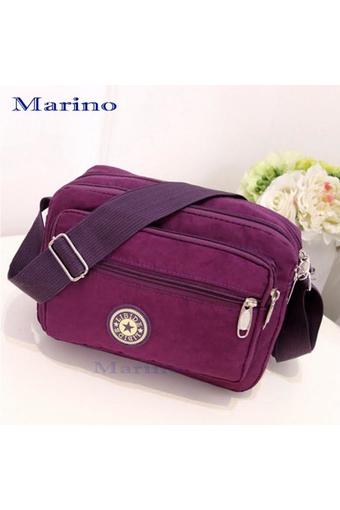 Marino กระเป๋า กระเป๋าสะพาย กระเป๋าสะพายผู้หญิง No.0194 - Purple