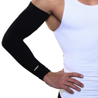 AQUA-X ปลอกแขน UV99.8% ICEZ Free size - Black