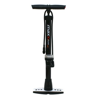 K-BIKE MAXX ที่สูบลมล้อ พร้อมเกจ์วัดลม รุ่น ZF-0806B ( สีดำ )
