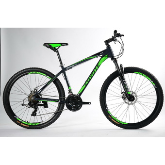 COYOTE จักรยานเสือภูเขา 27.5 นิ้ว / ตัวถัง อลูมิเนียม / เกียร์ SHIMANO 21 SPEED / รุ่น ZEPPLIN (สีบอร์น/เขียว)