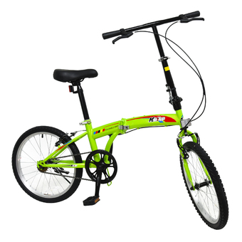 K-BIKE จักรยานพับได้ FOLDING BIKE 20" 1 speed รุ่น 20T101 (สีเขียว)"