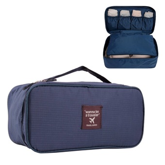 TravelGear24 กระเป๋าเก็บของใช้ส่วนตัวและชุดชั้นใน (Navy/น้ำเงิน) Underwear Storage Bag