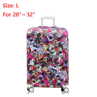 28-32 inch Travel Luggage Cover Suitcase Protective Cover Protector for Trunk Case Apply to 28-32 inch (Not include the suitcase)