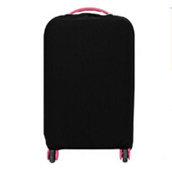 LALANG Solid Elasticity Luggage Protective Suitcase Covers L (Black)