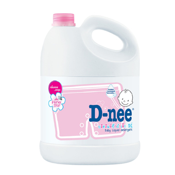 D-nee น้ำยาซักผ้าเด็ก แบบแกลลอน ขนาด 3000 มล. (สีชมพู)