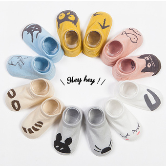 Unisex Cotton Infant Socks Cute Animal Cartoon Fall Newborn Baby Sock Boy Girl (Random Ship)
