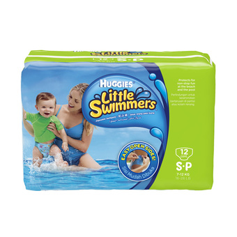 กางเกงผ้าอ้อม สำหรับว่ายน้ำ Huggies - Little Swimmers ไซส์ S 12 ชิ้น
