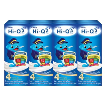 ขายยกลัง! Dumex Hi-Q 3+ นม UHT รสจืด สูตรไขมันต่ำ 180 มล. (36 กล่อง)