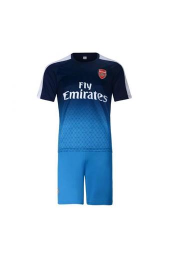 High quality 2016--2017 Arsenal soccer jersey suits include tops+ shorts (blue).