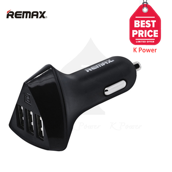 Remax ALIENS RCC-304 Car Charger 3-USB 5V/4.2A Quick Charger - Black