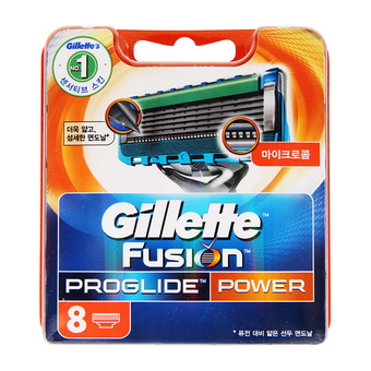 Gillette Fusion PROGLIDE POWER Razor Blades Refills 8 Pack