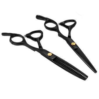 6.3 inch Professional Barber Hair Cutting Thinning Scissors Shears Set