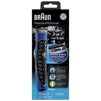 Braun PT5090 Black and Dark Blue Precision Trimmer PT5090