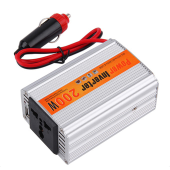 OH 200W Car Auto Inverter Power Supply Adapter 12V DC to 220V AC Laptop Computer Silver