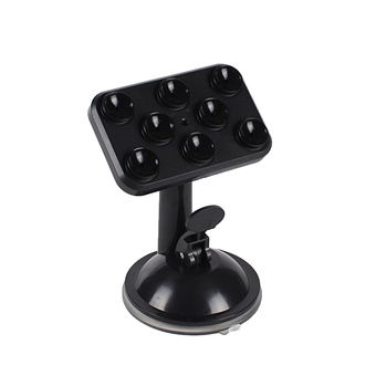 MEGA 360° Rotatable 8 Small Suction Cups Bracket Car Holder Mount Stand For Smart Phone GPS Tablet รุ่น MG2000 (Black)