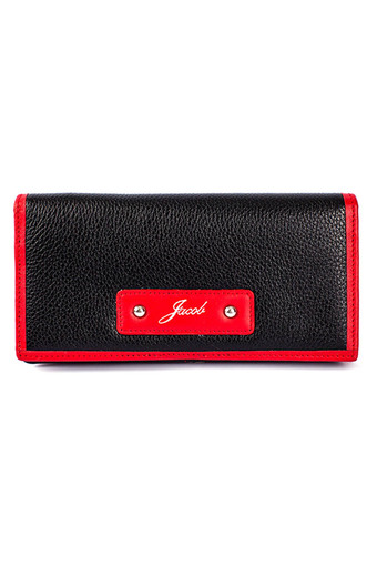 JACOB Purse รุ่น 62189 - Black/Red