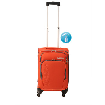American Tourister กระเป๋าเดินทาง รุ่น FEATHERLITE II ขนาด 20 นิ้ว EXP- สีส้ม