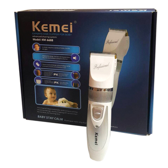 Kemei Kid ปัตตาเลี่ยนตัดผมเด็ก/ผู้ใหญ่ + หวีรองตัด เครื่องเดินเงียบ Hair Clipper for Baby (KM-6688)