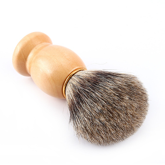 Men Wood Handle Shaving Brush Badger Hair For Men Father Gift Barber Tool