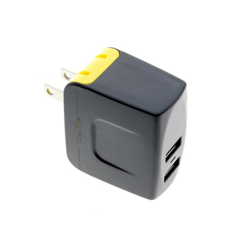 Remax Adapter USB Charger 3.4A Output ชาร์จพร้อมกันได้ 2 ช่อง (Black)