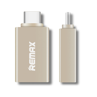 REMAX หัวแปลงจาก Micro USB เป็น Type-CRA-USB Micro USB / Type-C Gold