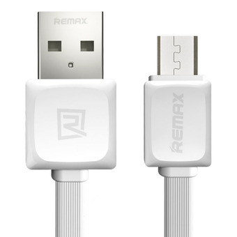 Remax RC-008m Quick Charge and Data Cable สายชาร์จ Micro USB for Samsung / Android (สีขาว)