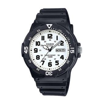 Casio นาฬิกาข้อมือผู้ชาย รุ่น MRW-200H-7BVDF (Black/White)