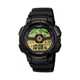 Casio นาฬิกาข้อมือ รุ่น AE-1100W-1BVDF (Black)