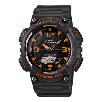 Casio Standard Solar Power นาฬิกาข้อมือผู้ชาย สายเรซิ่น รุ่น AQ-S810W-8AV