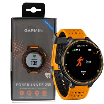 Garmin Forerunner 235 GPS Running Watch w/ Wrist-based HRM Monitor Orange Black