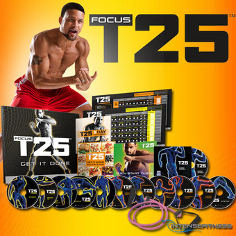 T25 FOCUS เป็นในบ้านของการออกกำลังกายที่ได้รับการออกแบบเพื่อให้ผลลัพธ์ชั่วโมงในเวลาเพียง 25 นาทีต่อวัน