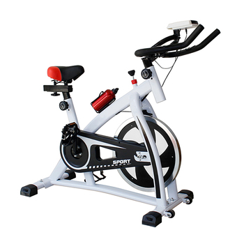 Spin Bike จักรยานออกกำลังกาย จักรยานบริหาร รุ่น QMK-1028 (สีขาว)