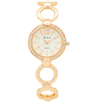 Zazzy Dolls นาฬิกาข้อมือผู้หญิงNew watch collection 2017 luxury style สีขาว/โรสโกลด์ รุ่น ZD-0108-RG-WH