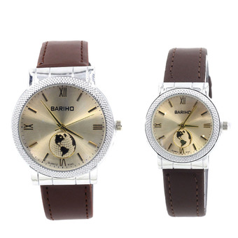 Sevenlight BARIHO นาฬิกาข้อมือคู่รัก (กันน้ำ) รุ่น 9193-8136 (Brown)