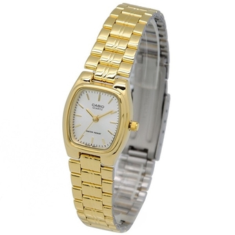Casio นาฬิกาข้อมือผู้หญิง สายสแตนเลส สีทอง รุ่น LTP-1169N-7A ( Gold )