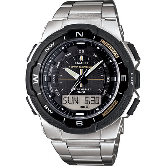 Casio นาฬิกาผู้ชาย รุ่น SGW-500HD-1BV (สีดำ/เงิน)