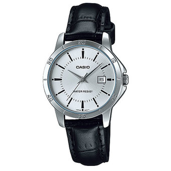 Casio นาฬิกาข้อมือ รุ่น LTP-V004L-7AUDF (Black)
