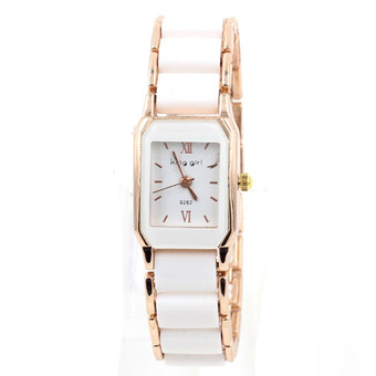 Sevenlight Sevenlight นาฬิกาข้อมือผู้หญิง นาฬิกาแฟชั่น - BS8017 (White/Pink Gold)