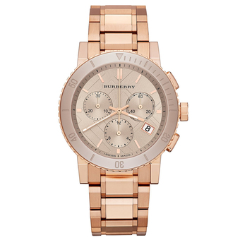 Burberry Women's Watch Rose Gold Stainless Steel Strap BU9703