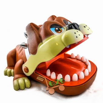 G2G เจ้าตูบจอมงับ Dog BIG Mouth Dentist Bite Finger Game Prank Funny Toy Gift For Kids Adult