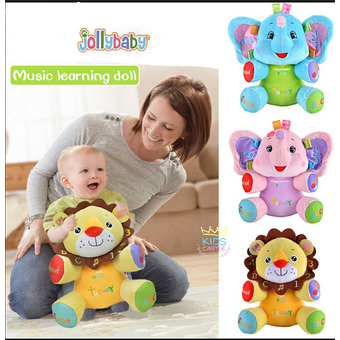 Jolly Baby ตุ๊กตาสอนภาษาพี่สิงโตมีเสียงเพลง Jolly Baby