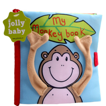 smartbabyandkid หนังสือผ้า My monkey by Jollybaby